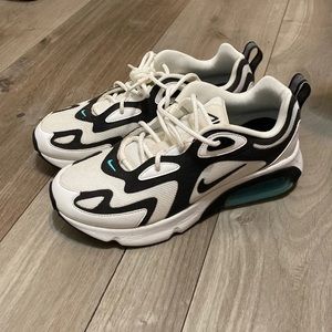 Nike air max 200 white black teal 7.5